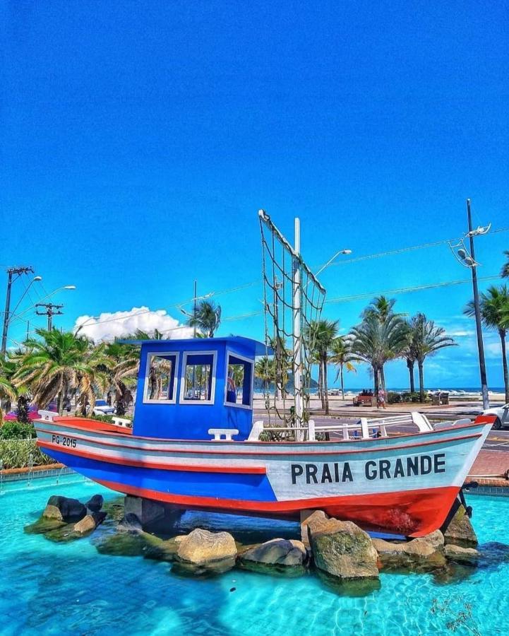 Casa Linda E Aconchegante Com Piscina -Aquecimento Solar O Ano Todo Perto Da Praia Praia Grande  Luaran gambar